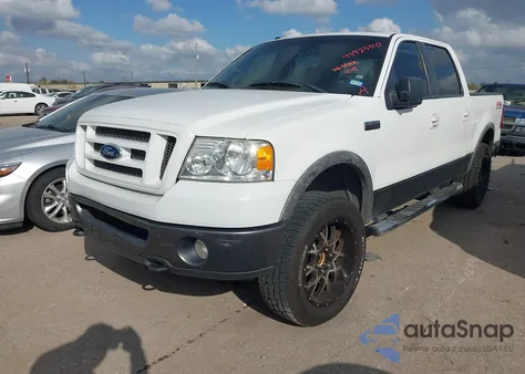 2008 Ford F-150 Fx4 from USA, damaged, VIN 1FTPW14V48FA24741
